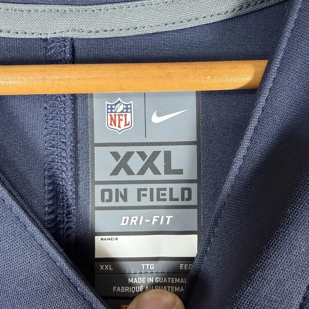 Men's Nike On Field Chicago Bears Mitchell Trubisky #10 Football Jersey XXL 2XL